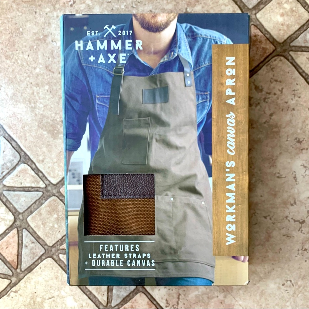 Hammer + Ace Brown Workman's Canvas Apron